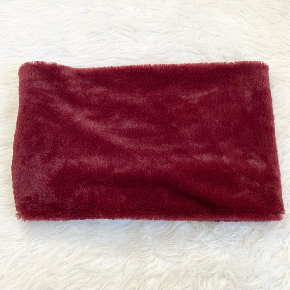 Burgundy Soft Scarf - Picture 3 of 3